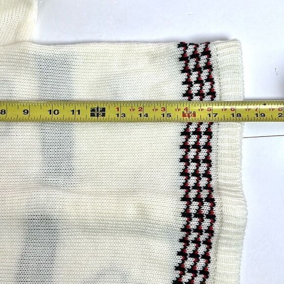 Vintage Girls Scottish Terrier Cardigan Sweater by Le Jardin Magique White sz 6 - Picture 12 of 12